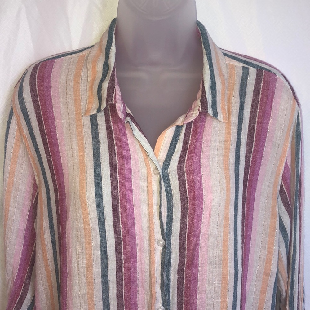 Rails Avila Textured Stripe Buttondown - image 6